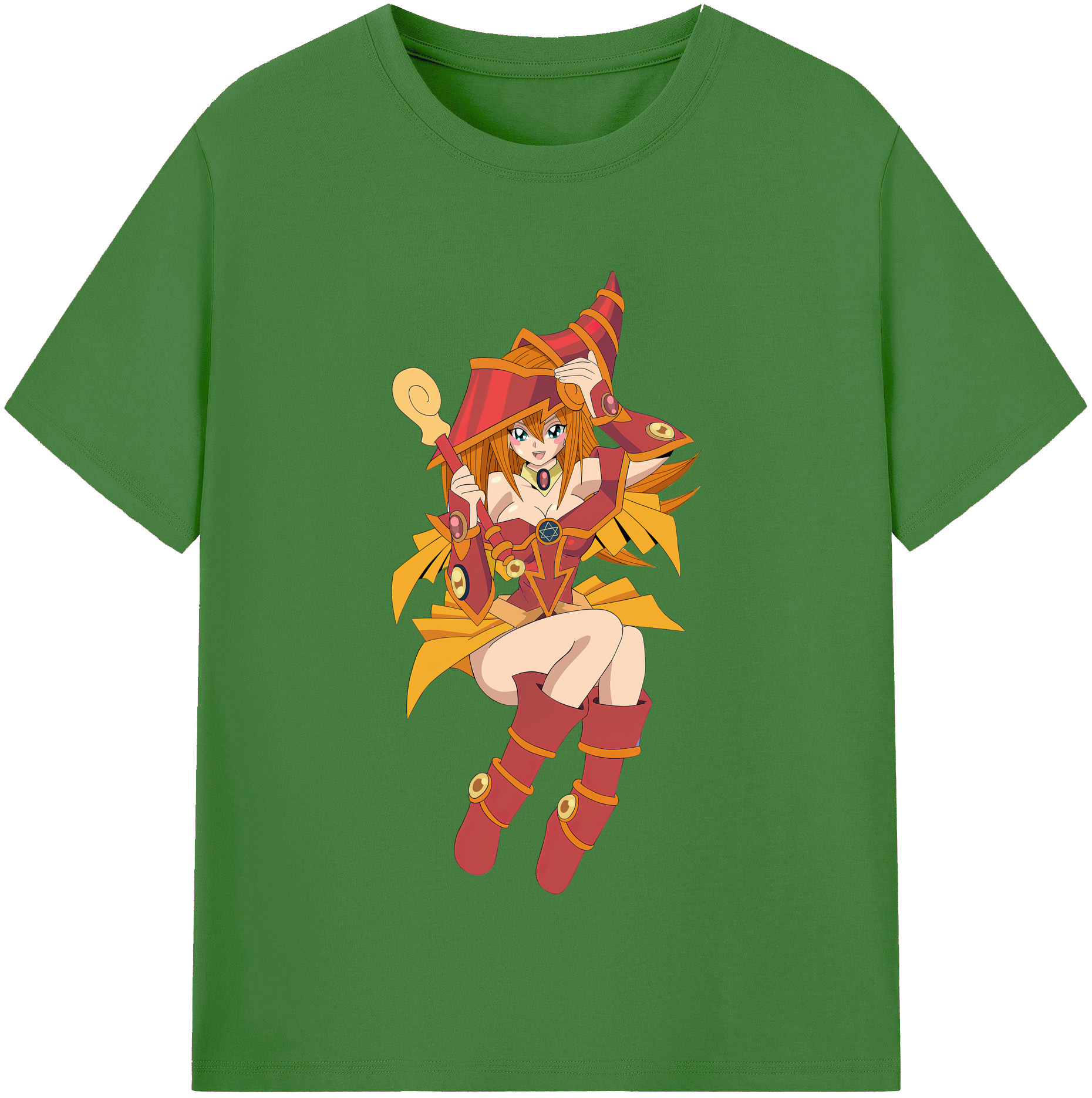 （画像用） 遊☆戯☆王 Yu-Gi-Oh! レディースカジュアルプリントTシャツ（綿100％）